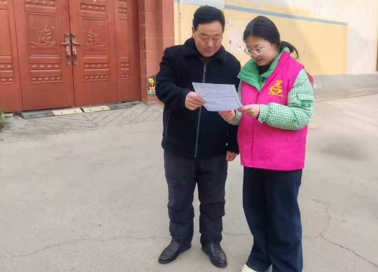 【漯河】白庙社区：2月10日暖心开展“护骨现在做 健康为家国”公益活动